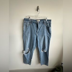 Abercrombie Mom High Rise Jean - Size 33 or US16